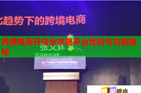 跨境電商開(kāi)店全攻略平臺(tái)優(yōu)勢(shì)與功能揭秘