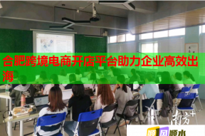 合肥跨境電商開(kāi)店平臺(tái)助力企業(yè)高效出海