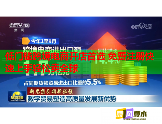 低門檻跨境電商開店首選 免費注冊快速上手輕松賣全球  第1張
